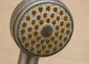 hard water shower head