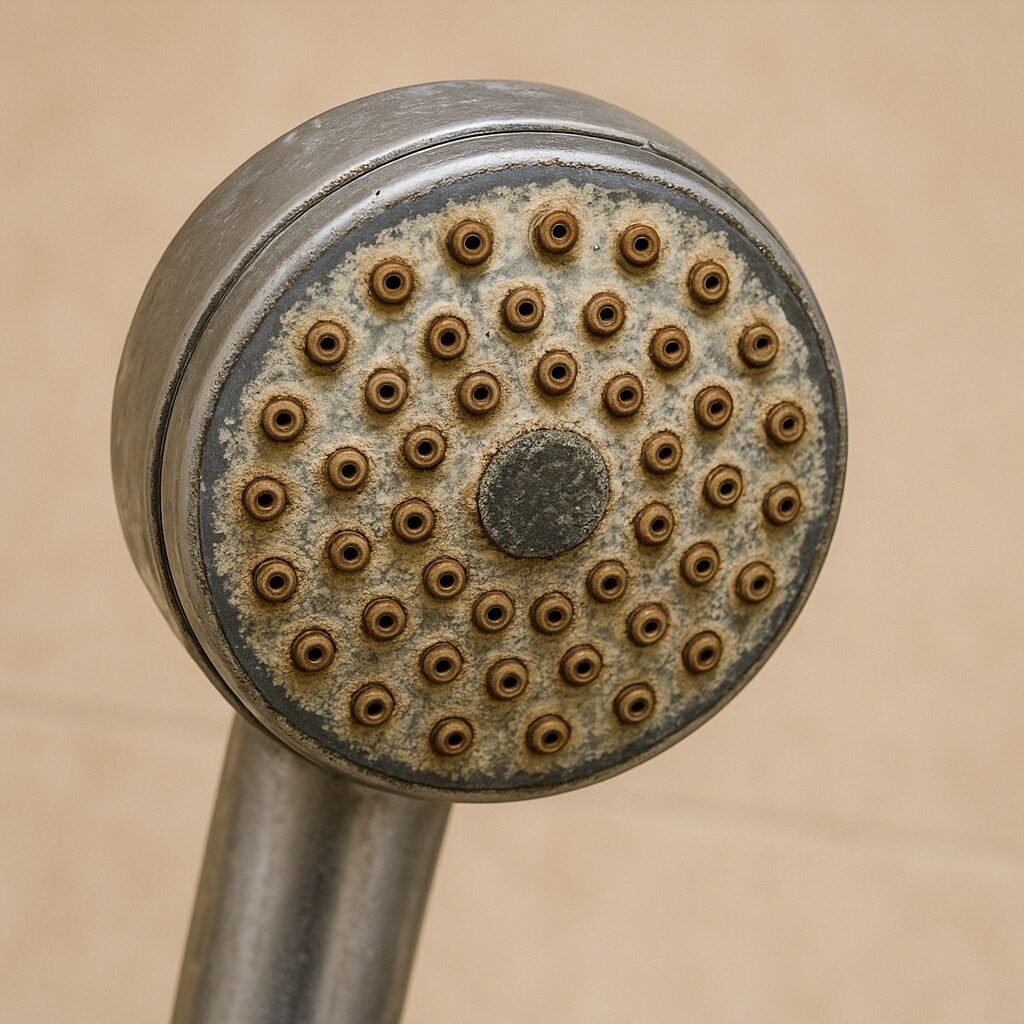 hard water shower head