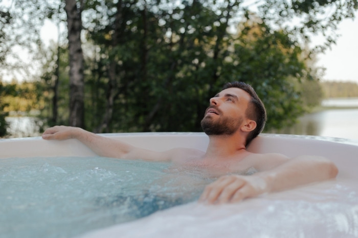 Bathing experience highlighting water quality differences from salt free and salt-based softeners in Phoenix