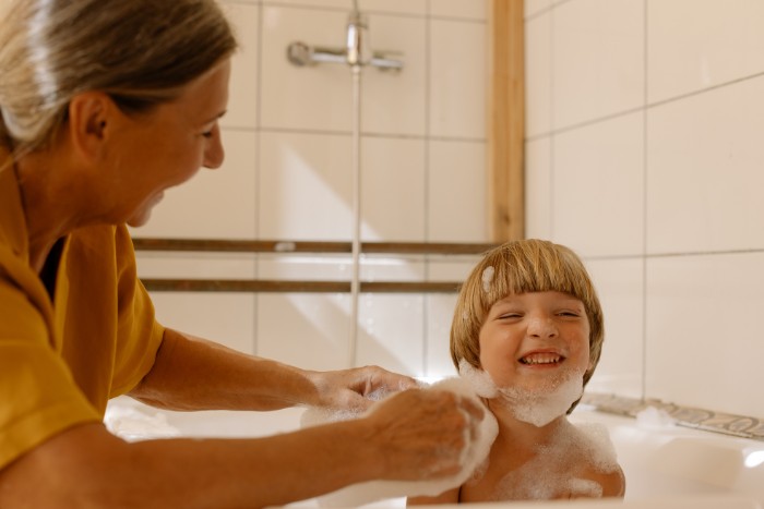 Bath time water usage in a Phoenix home