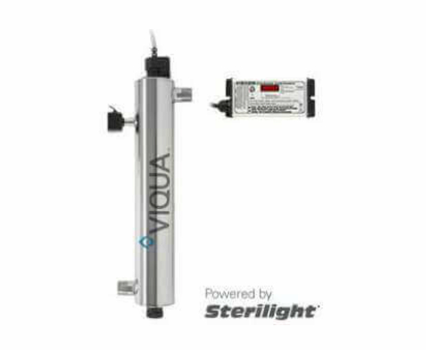 Ultraviolet filtration added to a whole house well water system