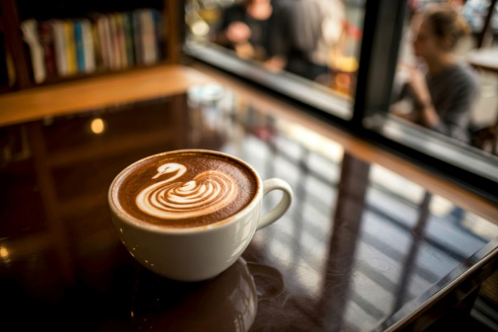Coffee served with better flavor using softened water in a commercial setting